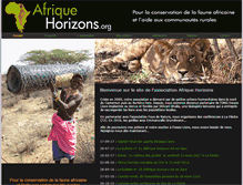 Tablet Screenshot of afrique-horizons.org